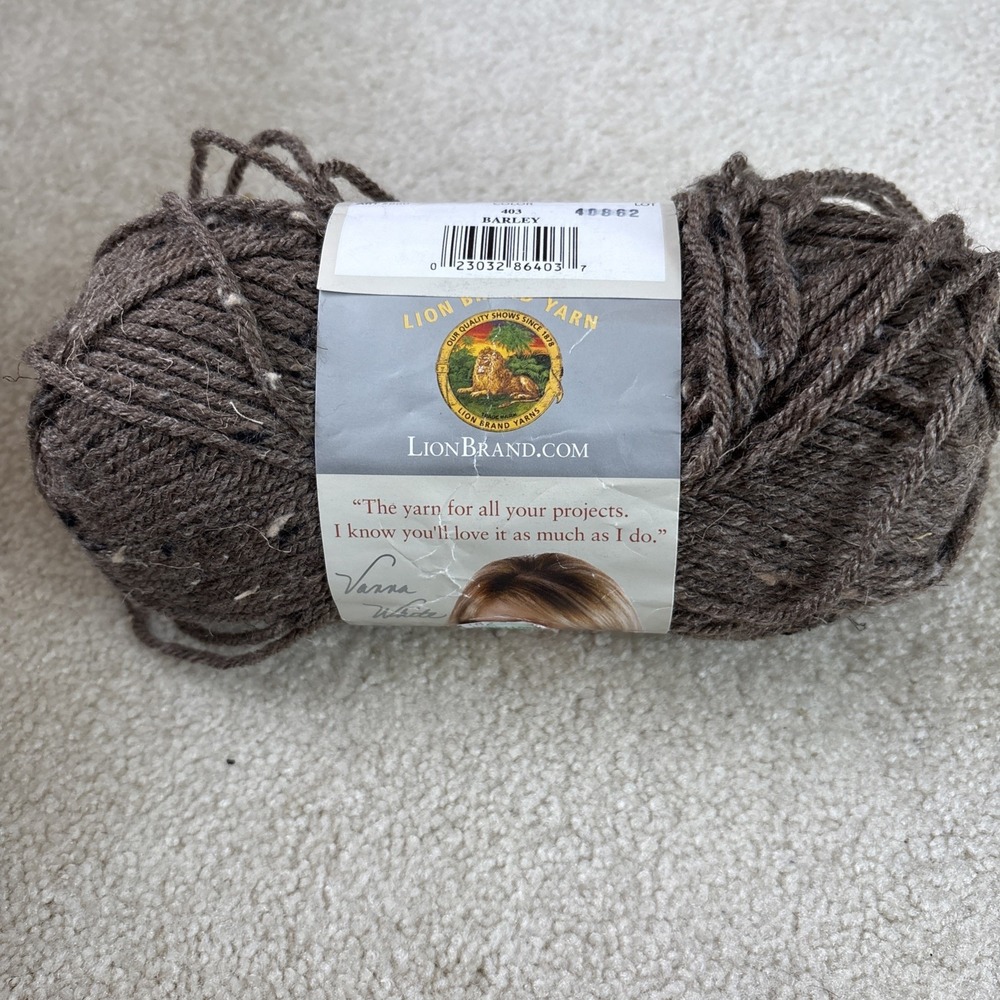 Lion Brand Vanna's Choice Yarn‎ 1 Skein Color Barley  3 oz 145 yds